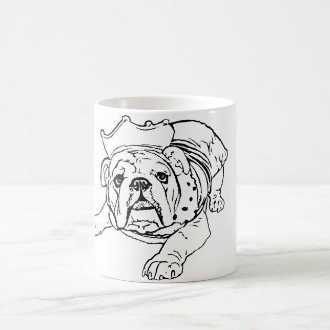 Tasse anglaise de bouledogue (Centre)