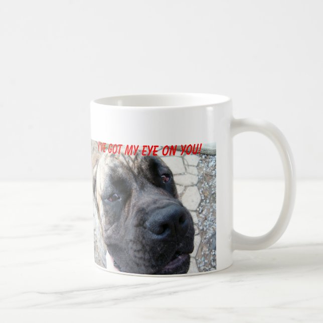 Tasse anglaise de mastiff (Droite)