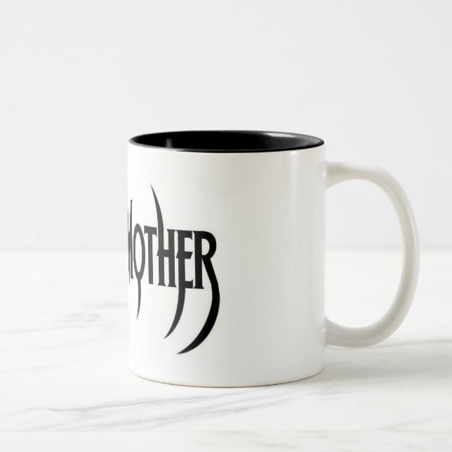 Tasse animale de logo de mère (Droit)