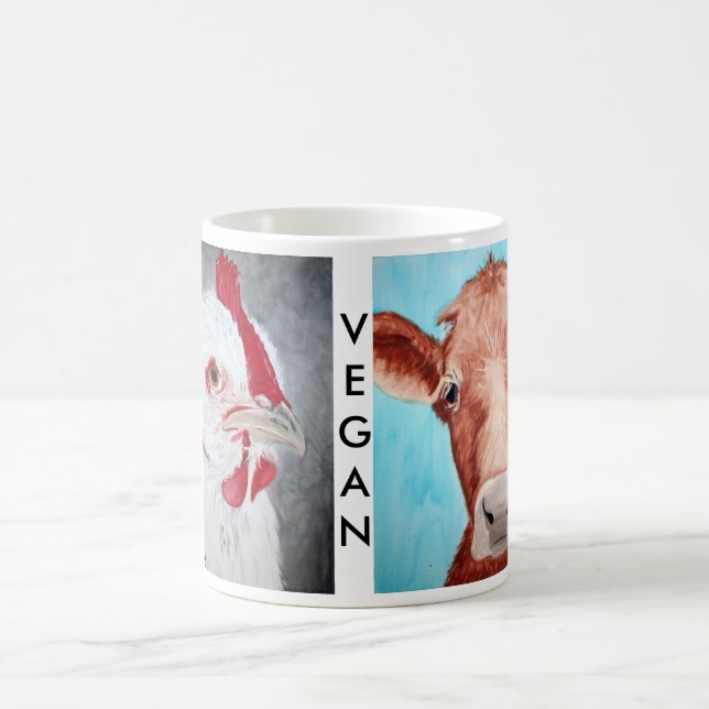 Tasse animale végétalienne (Centre)