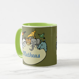 Tasse Animaux de famille Zoo personnalisés