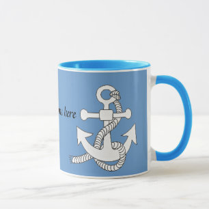 Tasse - Ankerplatz und Name der Schiffe