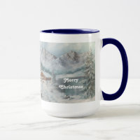 Tasse Ann Hayes Malen Bayerischer Schneetraum