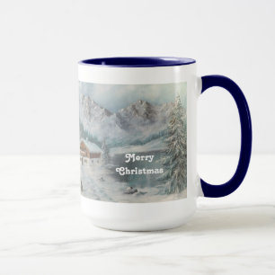 Tasse Ann Hayes Malen Bayerischer Schneetraum