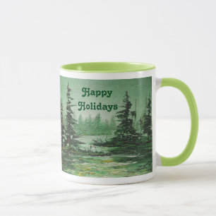 Tasse Ann Hayes Painting Green Forest