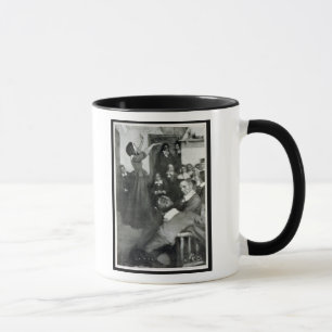 Tasse Anne Hutchinson prêchant dans sa Chambre à Bosto