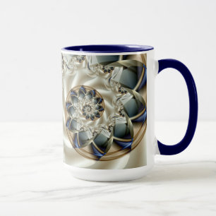 Tasse Anniversaire Beau art Abstrait Fractal