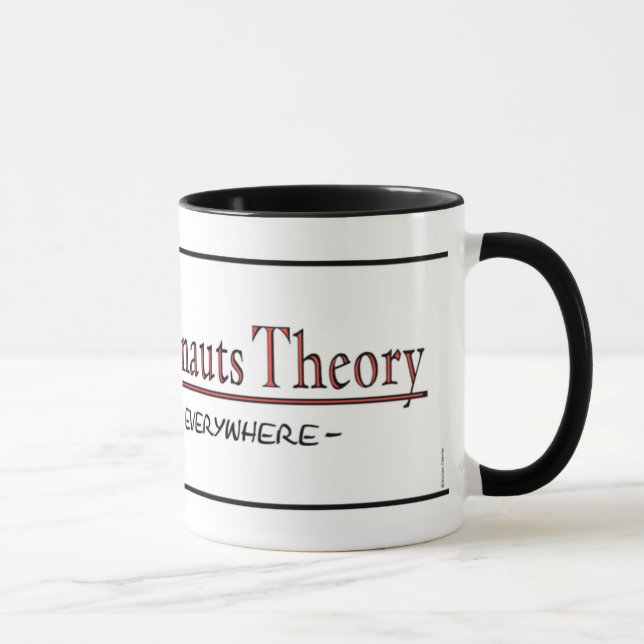 Tasse antique de théorie d'astronautes (Droite)