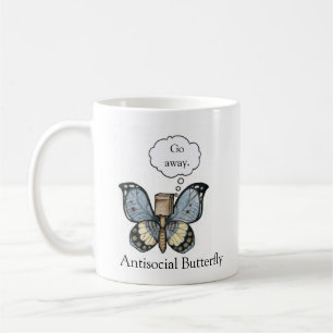 Tasse antisociale de papillon
