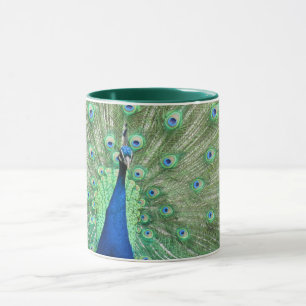 Tasse - Anzeige des PfauenSchwanzes