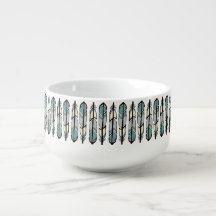 Tasse apaisante de soupe à plumes