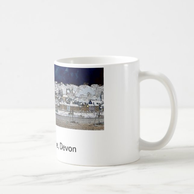 Tasse, Appledore, Devon Kaffeetasse (Rechts)