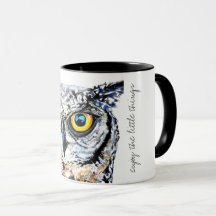 Appréciez le petit hibou de choses
