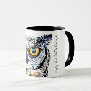 Tasse Appréciez le petit hibou de choses