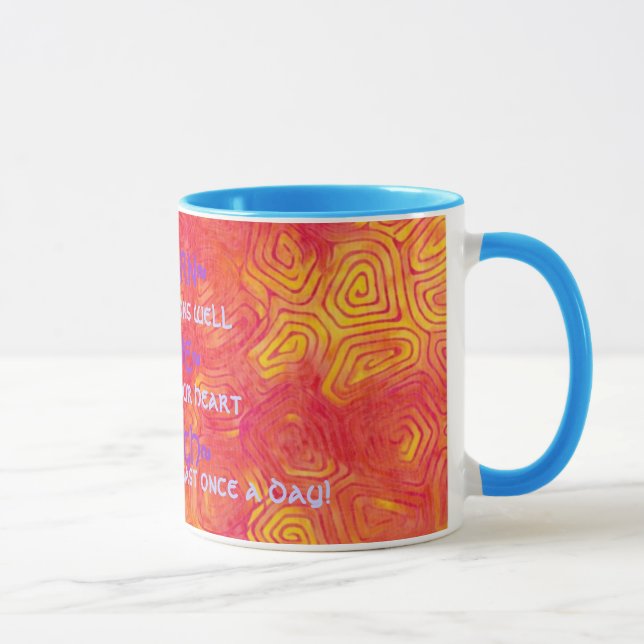 Tasse Apprenez le rire de Love~ de ~ (Droite)