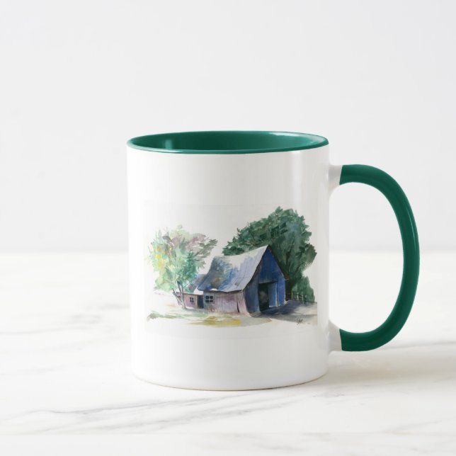 Tasse - Aquarellstall (Rechts)