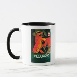 Tasse Aquarium et affiche promotionnelle de parc