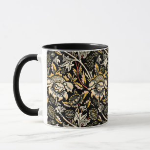 Tasse Arabesque floral foncé de William Morris
