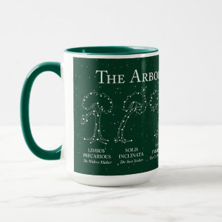 Tasse Arboriste Ciel de Nuit Verte 15 oz.