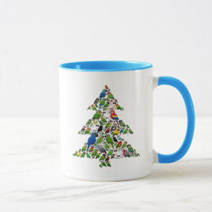Tasse Arbre de Noël de perroquet