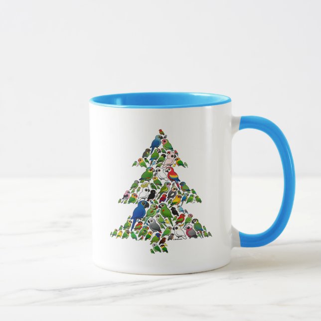 Tasse Arbre de Noël de perroquet (Droite)