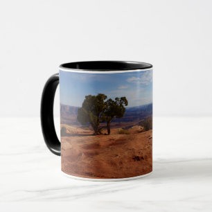 Tasse Arbre hors des rochers rouges I à Canyonlands
