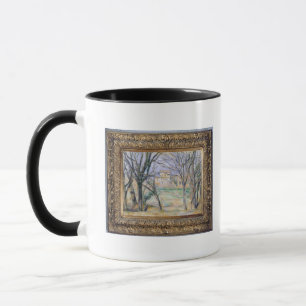 Tasse Arbres de Paul Cezanne   et maisons, 1885-86