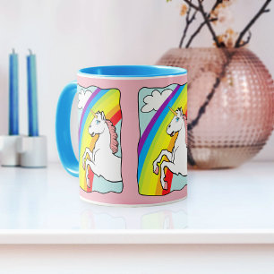 Tasse Arc-en-ciel de Unicorne