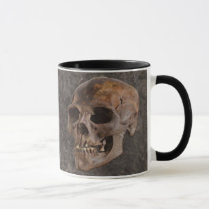 Tasse Archéologie II - Crâne sur Arrière - plan à effet