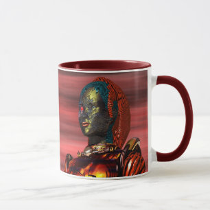 Tasse ARES CYBORG PORTRAIT Red Science Fiction Sci-Fi