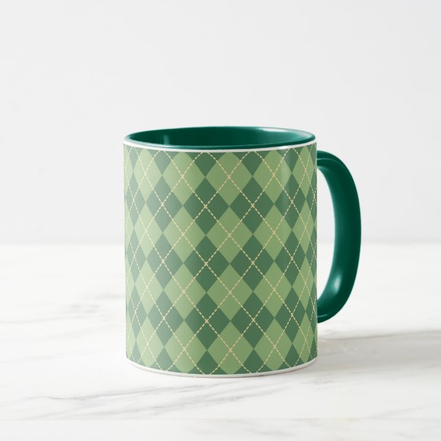Tasse Argyle (Devant droit)