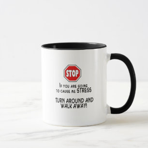 Tasse Arrêter le stress