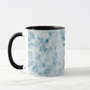 Tasse Arrière - plan bleu de marbre de texture