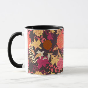 Tasse Arrière - plan floral 2