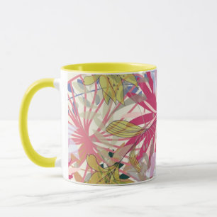 Tasse Arrière - plan floral 6