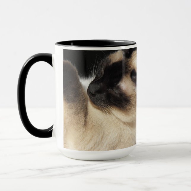Tasse Art de destin de Kitty de Meow de ronronnement (Gauche)