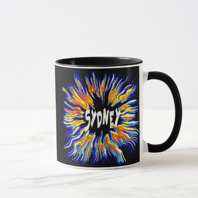 Tasse Art du nom de Sydney (Droite)