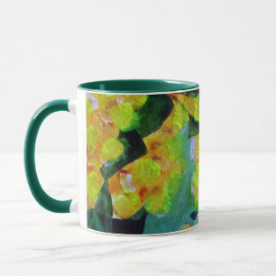 Tasse Art floral indigène australien de l'Acacia à fleur