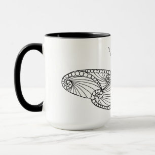 Tasse Art inspiré de papillon