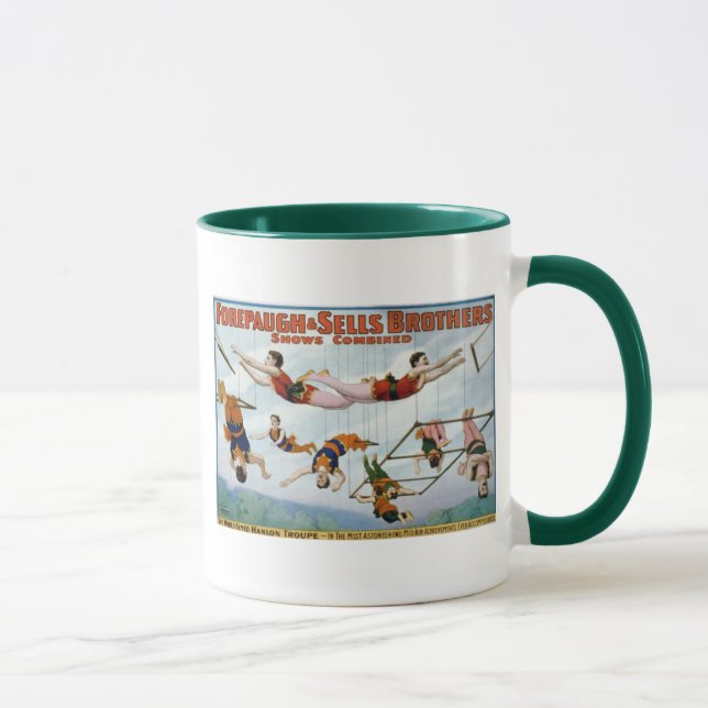 Tasse Artistes de trapèze/frères de Forepaugh et de (Droite)