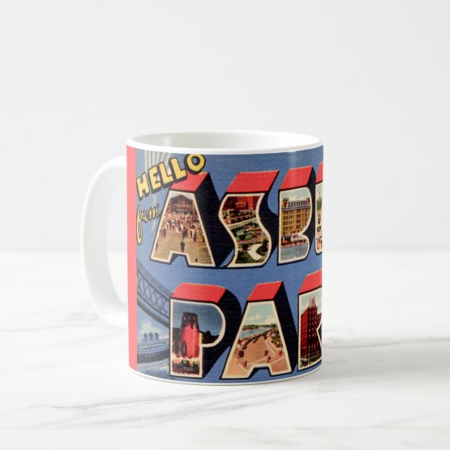 Tasse Asbury Park NJ (Vorderseite Links)