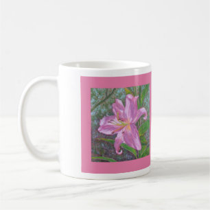 Tasse asiatique de lis