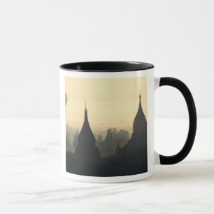 Tasse Asie, Birmanie, (Myanmar), Pagan (Bagan) Montgolfi