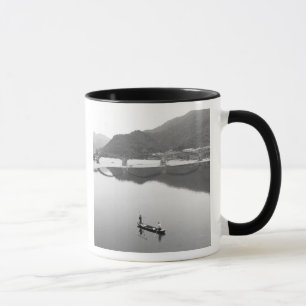 Tasse Asie, Japon, Iwakuni. Pêcheurs et pont historique