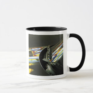 Tasse Asie, Malaisie, Melaka. Réflexions de néon dans 