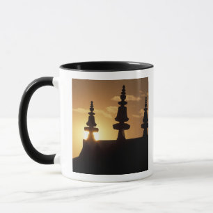 Tasse Asie, Népal, Katmandou. Stupa de Bouddhanath.