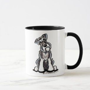 Tasse Asseyez-vous à Joli Schnauzer