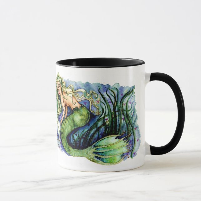 Tasse assez verte de sirène de perle (Droite)