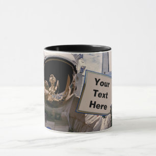 Tasse Astronaute de la NASA tenant un panneau - Ajouter
