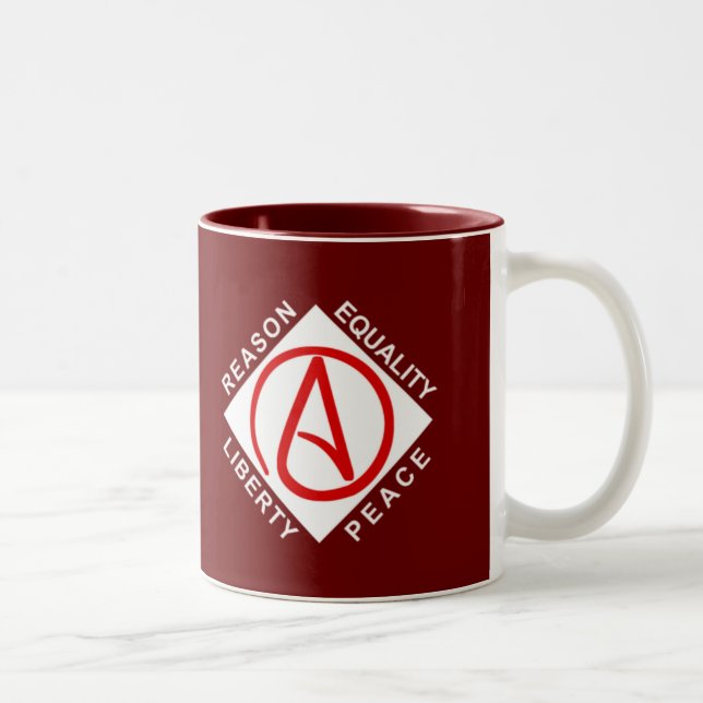 Tasse athée de logo (Droit)